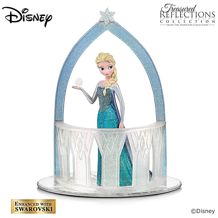 La the Snow Queen Figurine Elsa IN Dress Ice 10 CM Frozen Disney 129661 