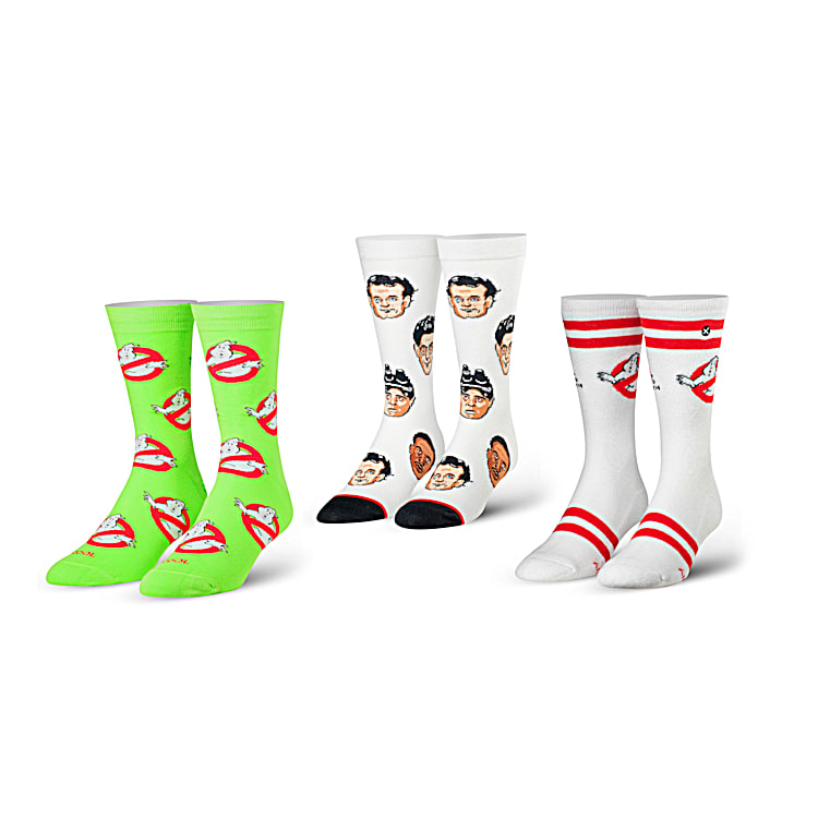 Mens Ghostbusters Who You Gonna Call 3 pack Socks Footsize 6-11 