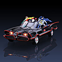 BATMAN Classic TV Series Illuminated BATMOBILE Sculpture