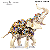 Thomas Kinkade Collectible Elegant Treasure Figurine With Svenka