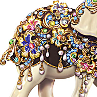 ©️CHLKA♡様　 Luxe Elephant Thomas Kinkade Collectible Elegant Treasure Figurine With