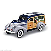Cruising To Victory Dallas Cowboys 1:18-Scale NFL Woody Wagon
