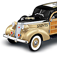 Cruising To Victory New Orleans Saints 1:18-Scale 1937 Woody Wagon