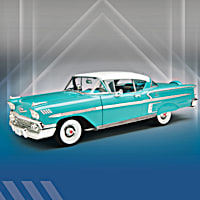 1:18-Scale 1958 Chevy Bel Air Impala Diecast Car With Rubber