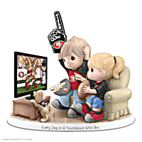 Every Day Is A Touchdown With You San Francisco 49ers Hand-Painted NFL  Figurine