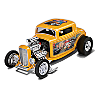 1:18-Scale 32 Ford Deuce Coupe Diecast Car Featuring A Blown