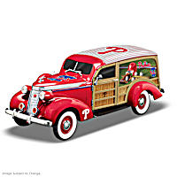 Cruising To Victory Philadelphia Phillies Woody Wagon Sculpture