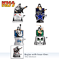 Jack In The Rock Sculpture Collection Portraying KISS Band