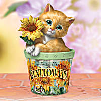 Purr-ecious Petals Kitty Figurine Collection Inspired By The Art Of Kayomi  Harai Featuring Hand-Painted