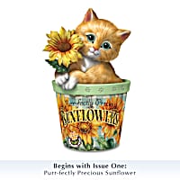 Purr-ecious Petals Kitty Figurine Collection