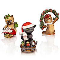 Kayomi Harais 12 Days Of Christ-meows Hand-Painted Cat