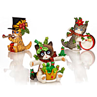 Kayomi Harais 12 Days Of Christ-meows Hand-Painted Cat