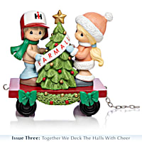 Precious Moments Merry Christmas Farmall Hayride Hand
