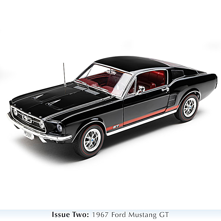 1 18 Scale Ford Mustang Diecast Car Collection Featuring The 1964.5 Convertible The 1967 GT And More