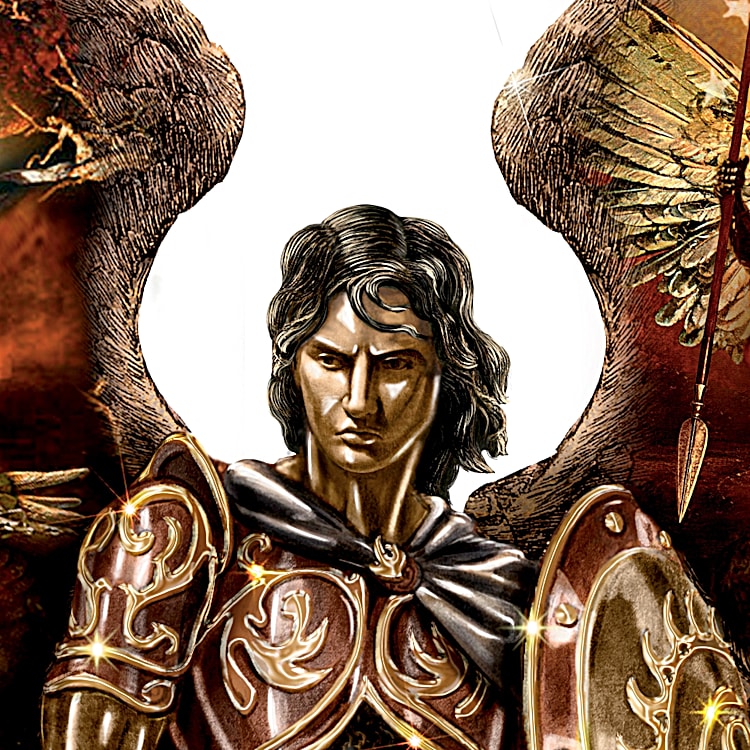 Michael: Triumphant Warrior Bronze Sculpture
