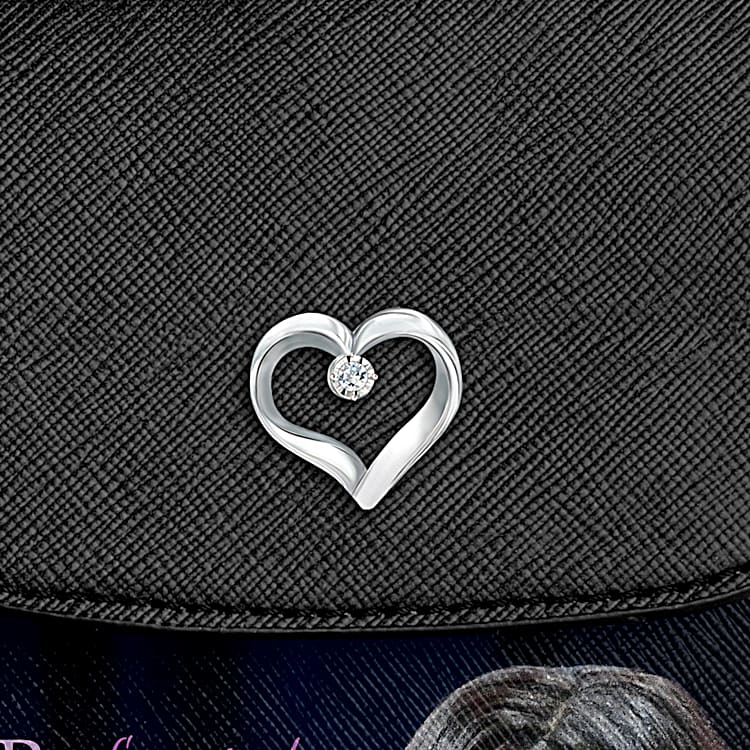 Michelle obama purse black and white best sale