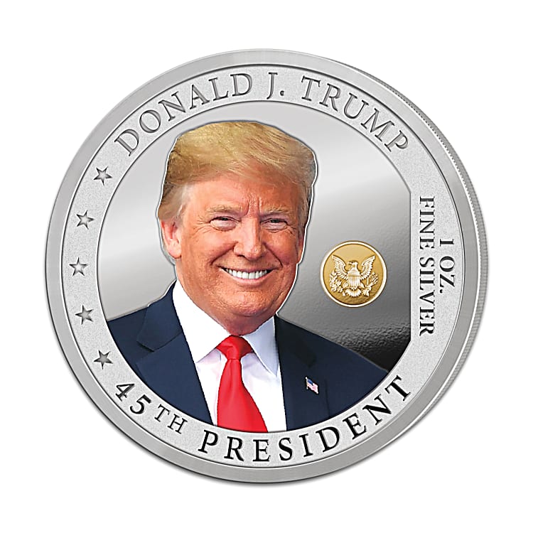 Donald Trump 2024 Coin &amp; Currency Set – Legal Tender $2 Bill 
