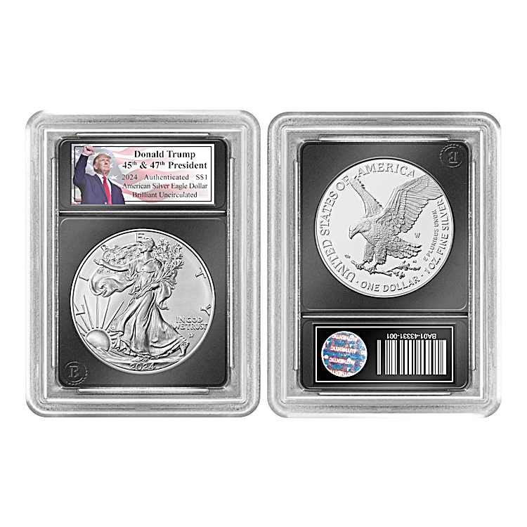 Donald Trump 2024 Silver Eagle Coin – 99.9% Limited Edition Legal 