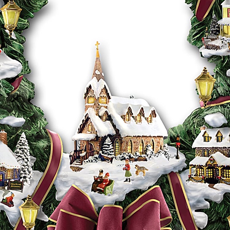 Thomas kinkade 2025 christmas tree