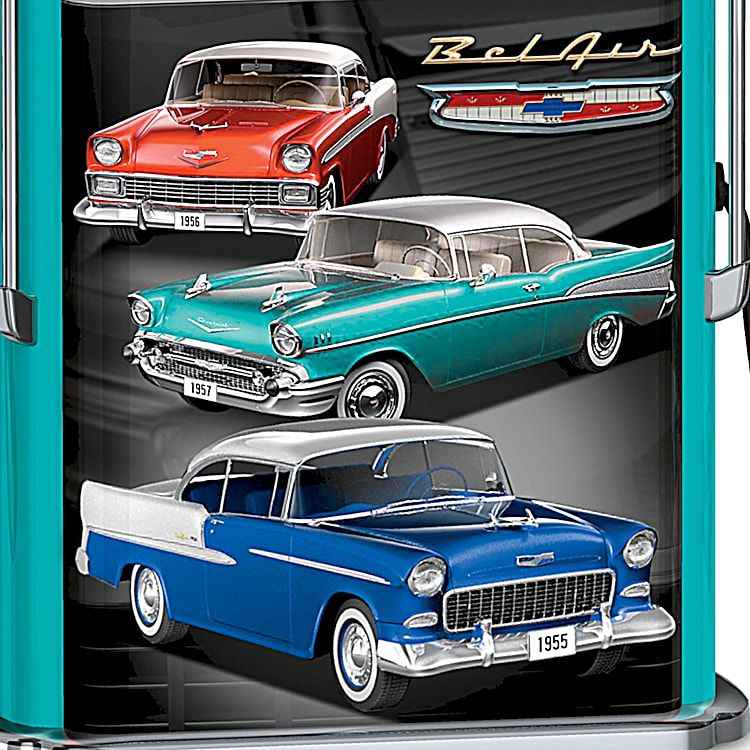 Tri-Five Chevrolet Bel Air Gas Pump Sculpture