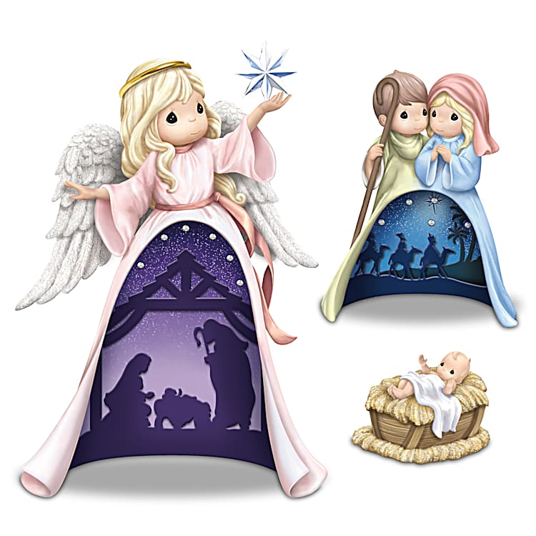 Precious moments nativity best sale dolls