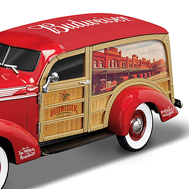 King Of Cool Hand-Painted Budweiser 1937 Studebaker Woody