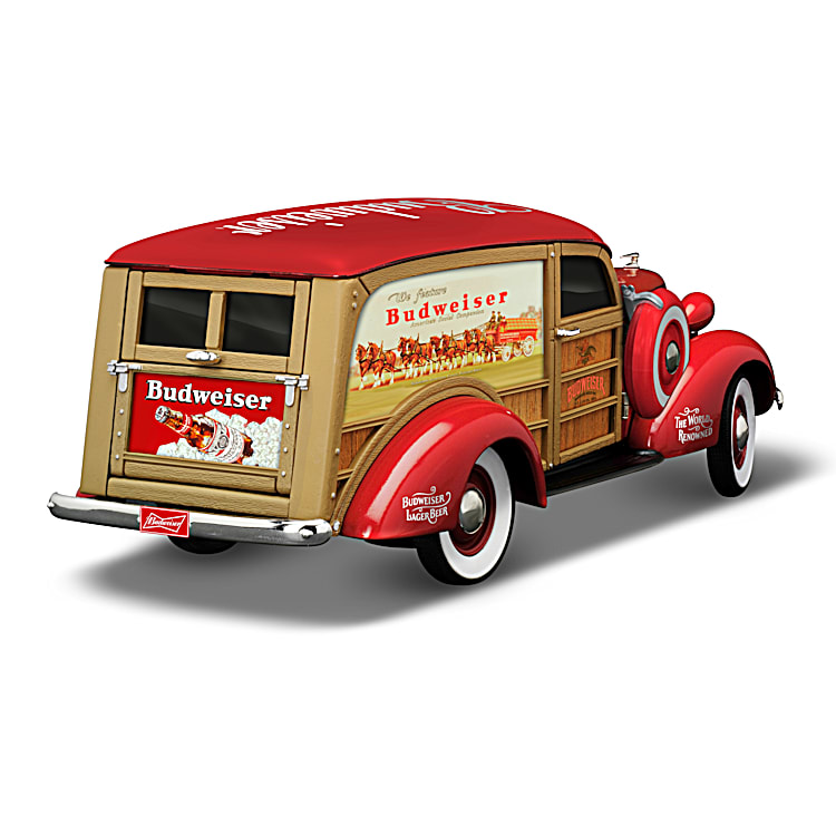 King Of Cool Hand-Painted Budweiser 1937 Studebaker Woody