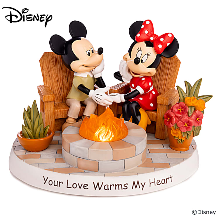 Disney Mickey Mouse & Minnie Mouse Love You Still Figurine