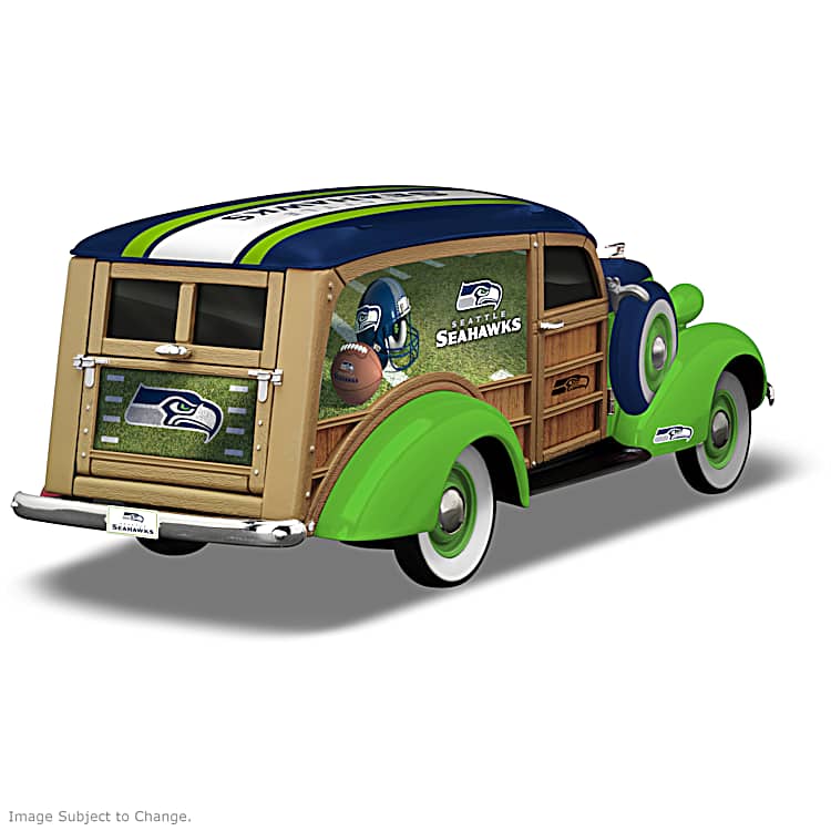 Cruising To Victory Seattle Seahawks 1:18-Scale 1937 Woody