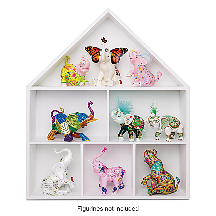 Precious Moments Wooden House Figurine Display Accessory Precious Moments Wooden House Figurine Display Accessory