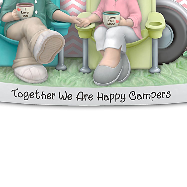 Precious Moments Together We Are Happy Campers Figurine
