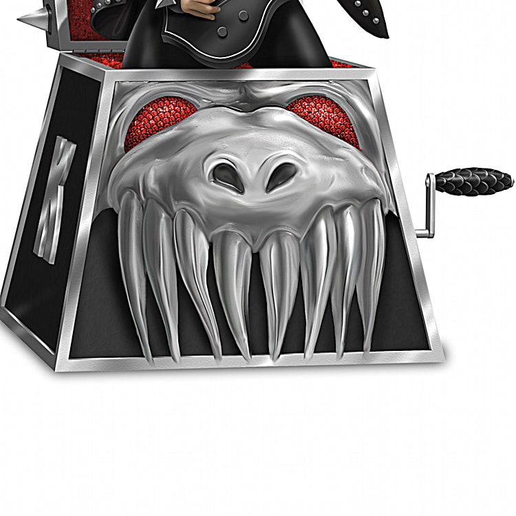 The Demon Sculpture Portraying KISSs Lead Bass Guitarist As The Demon Sculpture Portraying KISSs Lead Bass Guitarist As