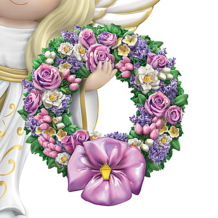【希少品】Seasons' End / Moments In Life Precious Moments Light Throughout The Seasons Hand-Painted Angel