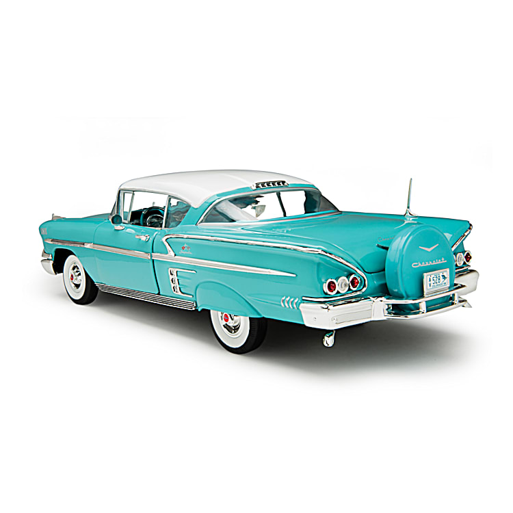 1958 chevy impala diecast model on sale