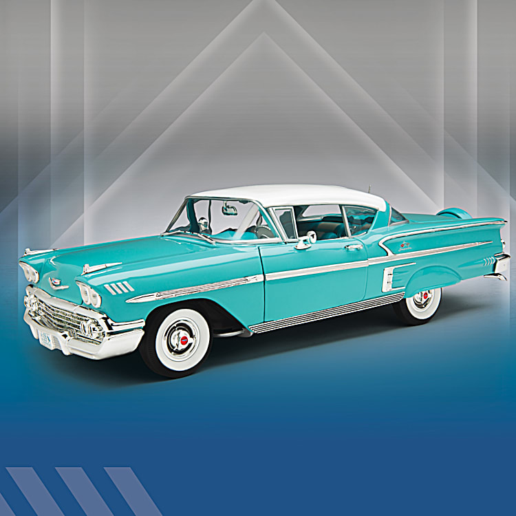 1958 chevy impala diecast model best sale