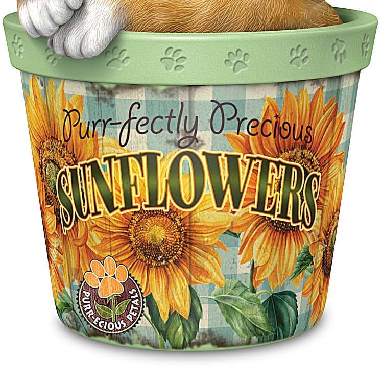 Purr-fectly Precious Sunflower Inspired By The Art Of Kayomi Harai