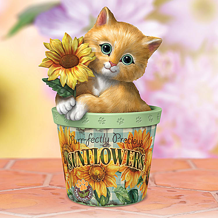その他 Akibahara Flowers Jagi Cat #9963+MF UR Purr-fectly Precious Sunflower Inspired By The Art Of Kayomi Harai