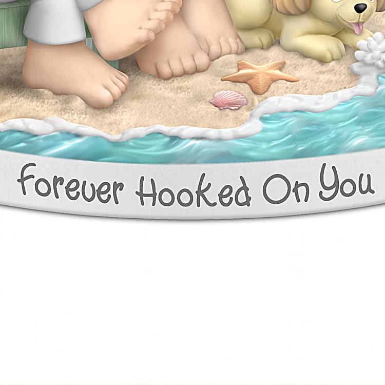 Precious Moments Forever Hooked On You Hand-Painted Bisque