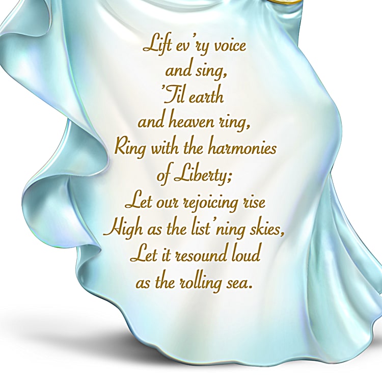 Angel Figurine Adorned With An Inspirational Sentiment And