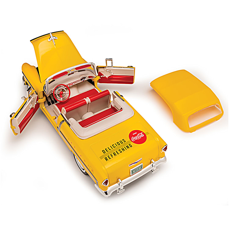1:18-Scale Exclusive 1955 COCA-COLA Bel Air Diecast Car Featuring