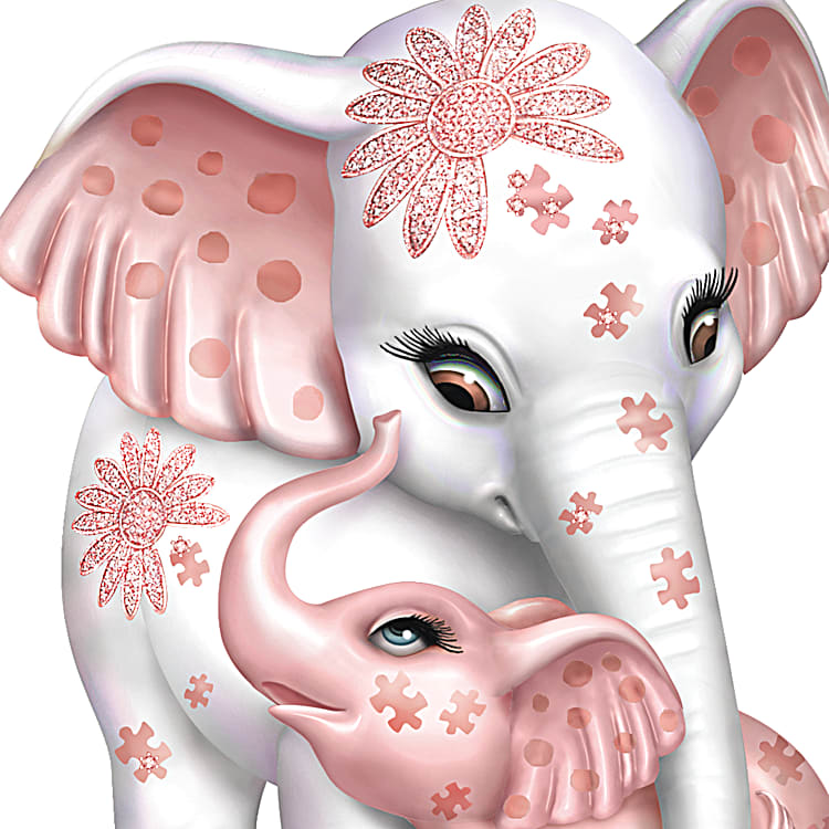Love You To Pieces Elephant Figurine By Artist Blake Jensen