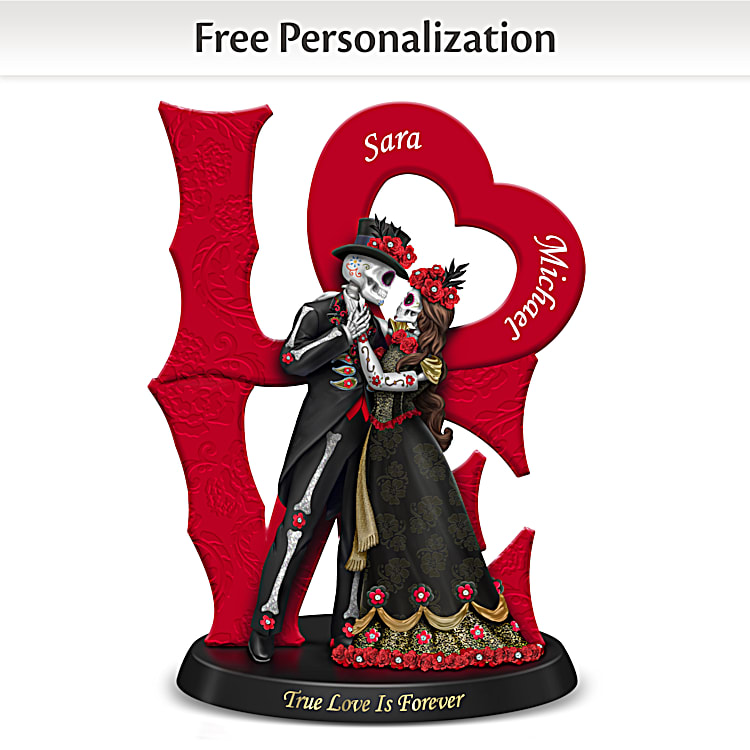 True Love Is Forever Day Of The Dead Sugar Skull-Inspired