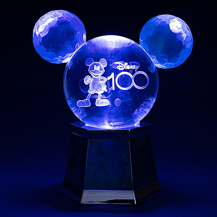 Disney 100 Years of Wonder Glitter Pint Glass Holds 16 Ounces Black