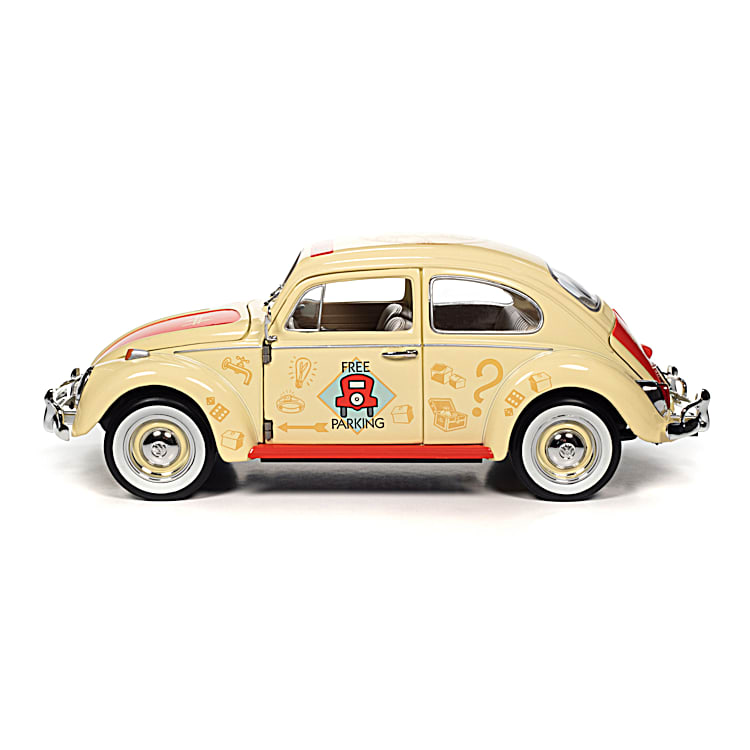 Mr. Monopoly Free Parking 1966 VW Beetle Diecast Car