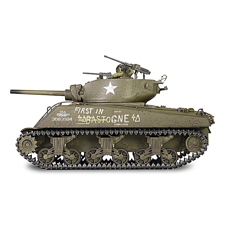 1:32-Scale U.S. Sherman M4A3E2 Diecast Tank With A 75MM