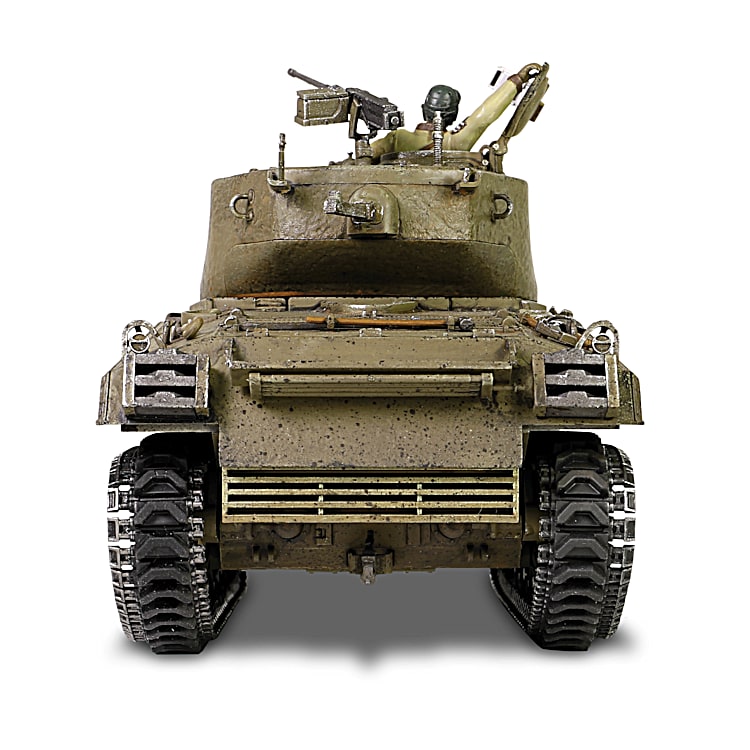 1:32-Scale U.S. Sherman M4A3E2 Diecast Tank With A 75MM Cannon And