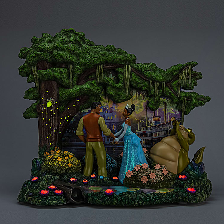Disney The Princess And The Frog Glow-In-The-Dark Sculpture With