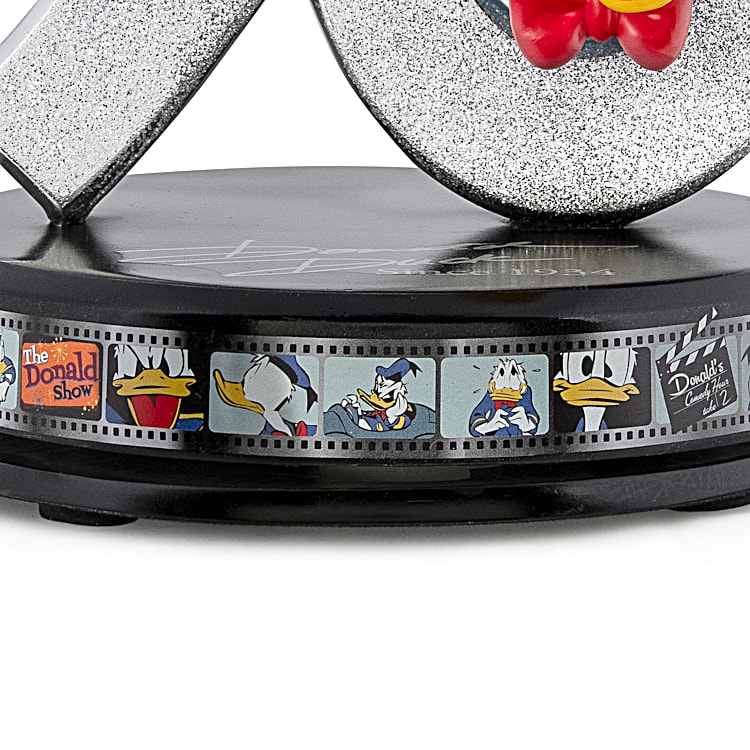 Disney Donald Duck 90th Birthday Rotating Sculpture Featuring A