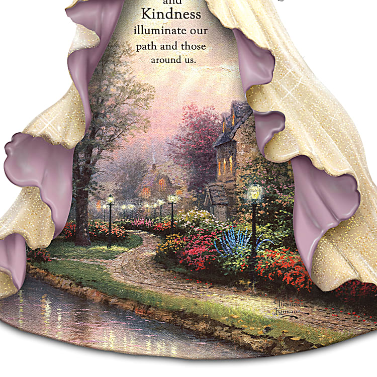 Hand-Painted Illuminated Love And Kindness Angel Figurine