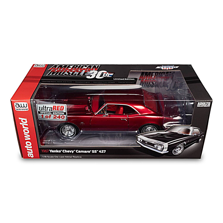 1967 Yenko Chevrolet Camaro SS 427 Ultra Red 1:18-Scale Diecast